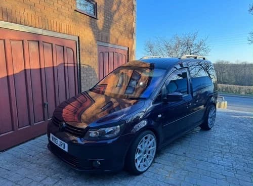 VW Camper Van R-Line Merlin Purple Camper Conversion Double Bed 155k — Volkswagen Camper
